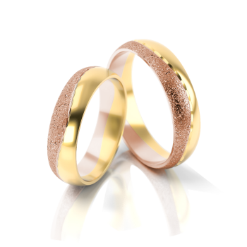 Preview: Stelmach Trauringe Weiss-Gelbgold Lübeck 011